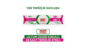 دستمال مرطوب مخصوص تی فیری با رایحه پودری Fairy Power Wipes بسته 50 عددی