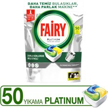 قرص ماشین ظرفشویی فیری مدل Platinum بسته 50 عددی