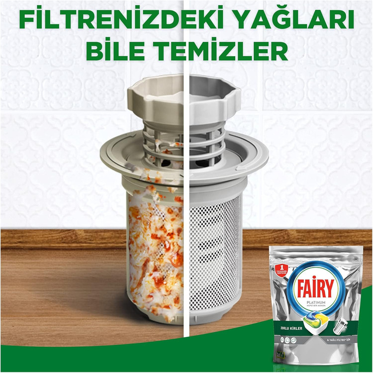قرص ماشین ظرفشویی فیری مدل Platinum بسته 50 عددی