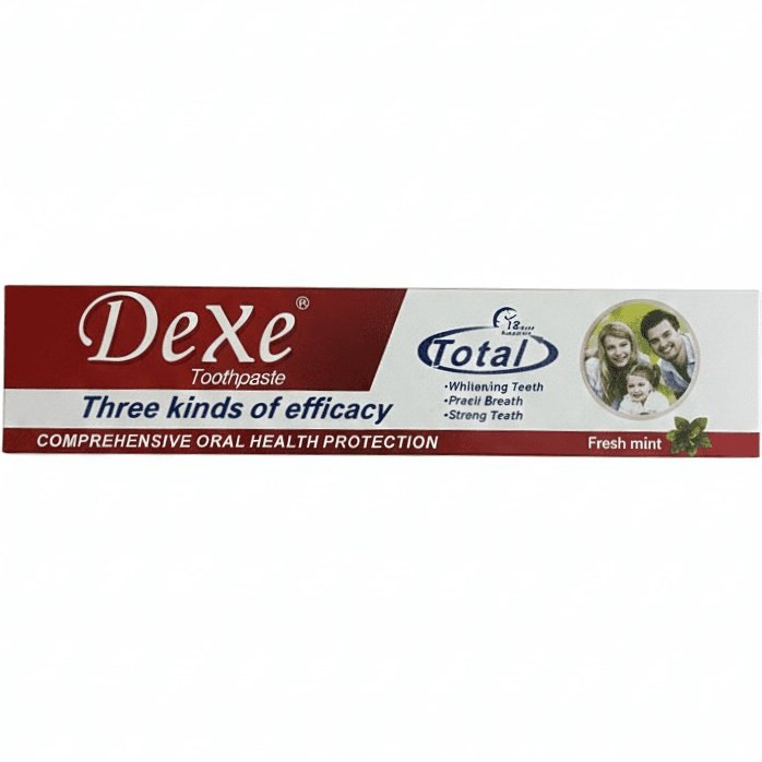خمیر دندان Dexe مدل Total با طعم Fresh Mint – محافظت ۱۲ ساعته
