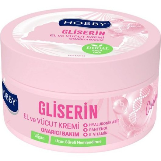 کرم دست و صورت، بدن هوبی HOBBY soft گلیسیرین 250 میل(واردات قانونی ارسال از منطقه آزاد ارس)