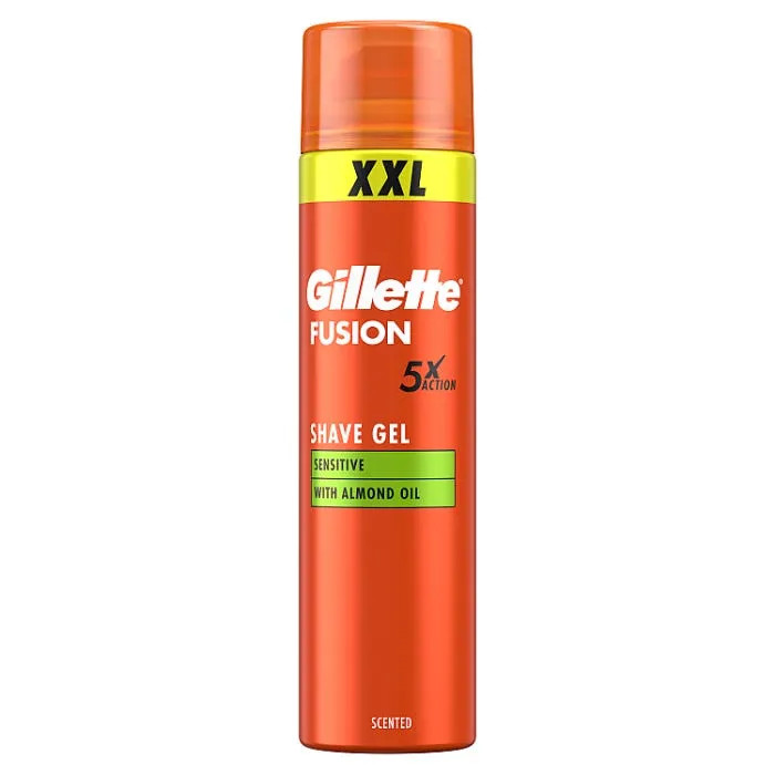 ژل اصلاح ژیلت فیوژن Gillette Fusion ضد حساسیت حجم 240 میل