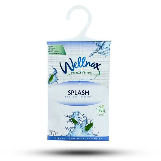خوشبو کننده کمد و لباس ولناکس ورقه ای Wellnax رایحه SPLASH