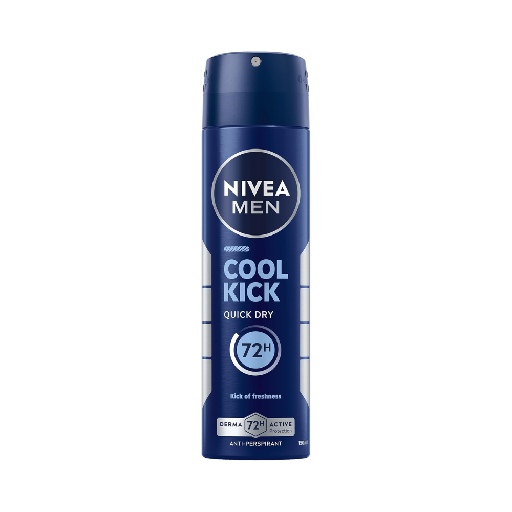 اسپری ضد تعریق نیوا Nivea مردانه مدل Cool Kick حجم 200 میل